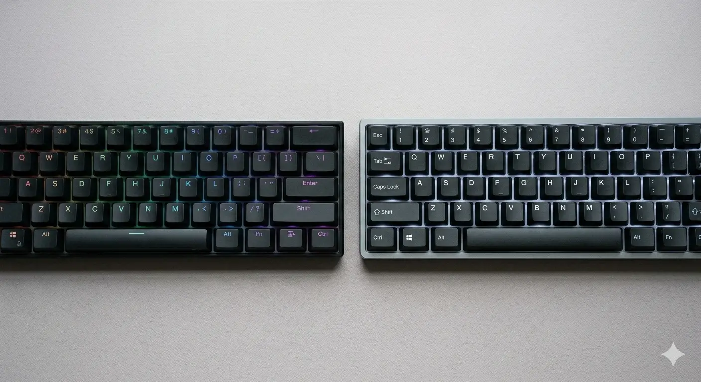 60% vs 65% Keyboard: Which Layout Should You Choose?